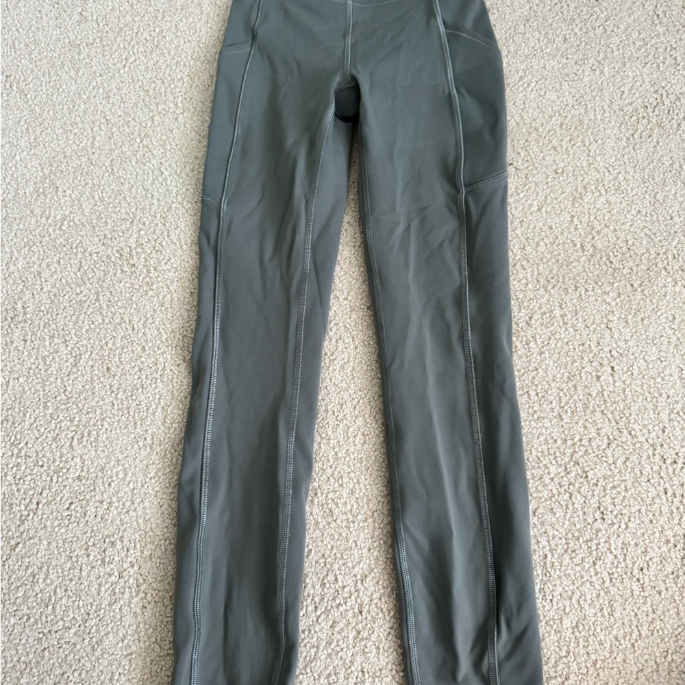 Lululemon Invigorate High-Rise 25” Grey Sage leggings